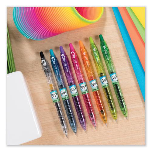 B2P Bottle-2-Pen Recycled Gel Pen, Retractable, Fine 0.7 mm, Assorted Ink and Barrel Colors, 5/Pack. Picture 3