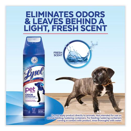 Disinfectant Spray II Pet Odor Eliminator, Fresh, 15 oz Aerosol Spray, 12/Carton. Picture 9