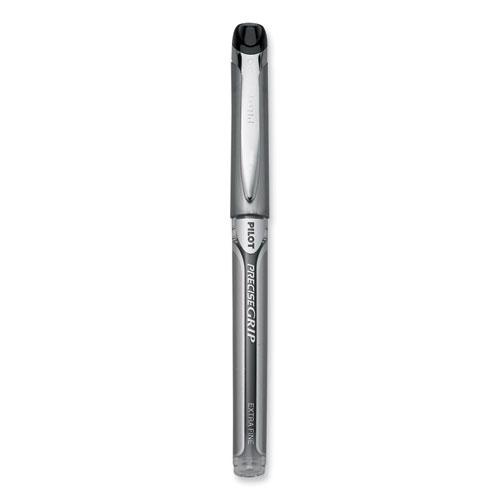 Precise Grip Roller Ball Pen, Stick, Extra-Fine 0.5 mm, Black Ink, Black Barrel. Picture 3