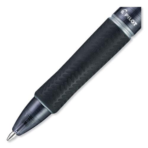 Acroball Colors Advanced Ink Hybrid Gel Pen, Retractable, Medium 1 mm, Black Ink, Smoke/Black Barrel. Picture 3