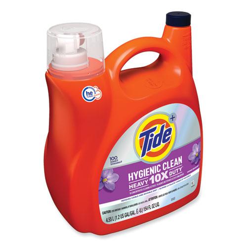 Hygienic Clean Heavy 10x Duty Liquid Laundry Detergent, Spring Meadow, 154 oz Bottle, 4/Carton. Picture 2