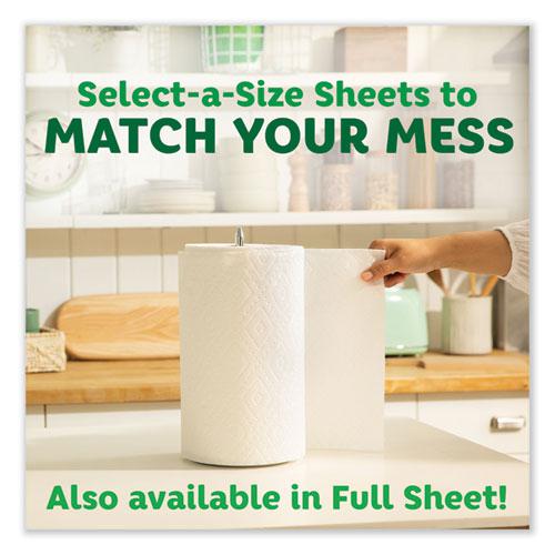 Select-a-Size Kitchen Roll Paper Towels, 2-Ply, 5.9 x 11, White, 74 Sheets/Single Plus Roll, 8 Rolls/Carton. Picture 5