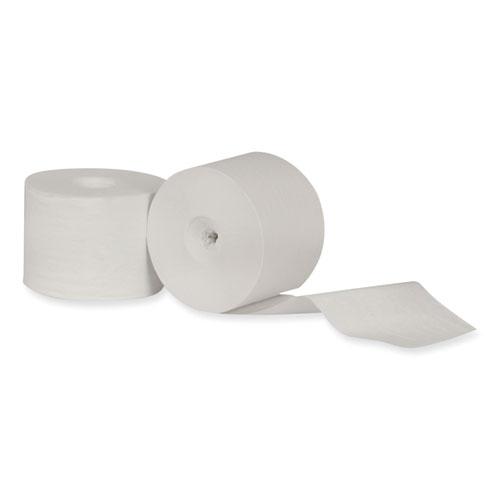 Coreless High Capacity Bath Tissue, 2-Ply, White, 750 Sheets/Roll, White, 36/Carton. The main picture.