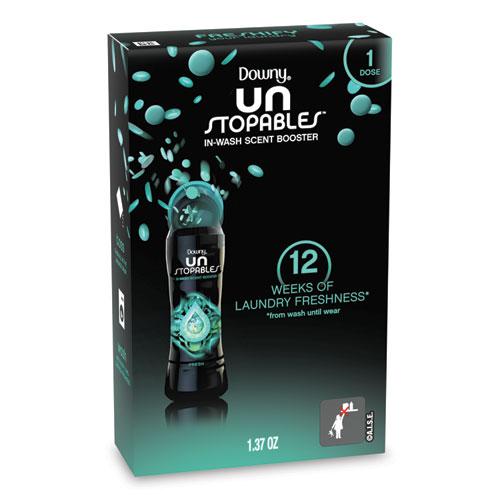 Unstopables In-Wash Scent Booster Beads, For Coin Vending Machines, Fresh Scent, 1.37 oz Canister, 156/Carton. Picture 4