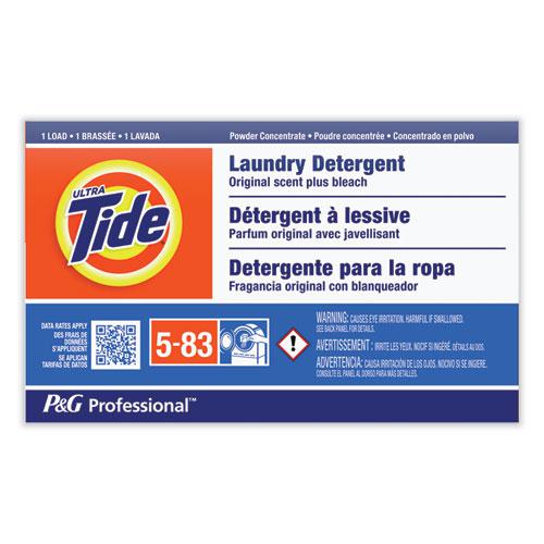 Powder Laundry Detergent Plus Bleach, Original Scent, 1.4 oz Vending Box, 156/Carton. Picture 1