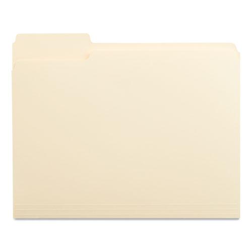 Top Tab File Folders, 1/3-Cut Tabs: Left Position, Letter Size, 0.75" Expansion, Manila, 100/Box. Picture 3