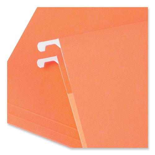 Deluxe Bright Color Hanging File Folders, Letter Size, 1/5-Cut Tabs, Assorted Colors, 25/Box. Picture 2