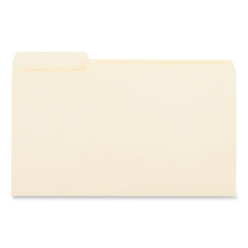 Top Tab File Folders, 1/3-Cut Tabs: Left Position, Legal Size, 0.75" Expansion, Manila, 100/Box. Picture 3