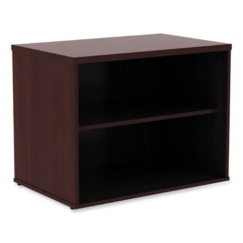 Alera Open Office Low Storage Cab Cred, 29.5w x 19.13d x 22.78h, Mahogany. Picture 7