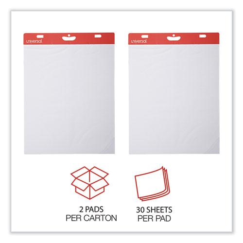 Self-Stick Easel Pad, Unruled, 25 x 30, White, 30 Sheets, 2/Carton. Picture 4