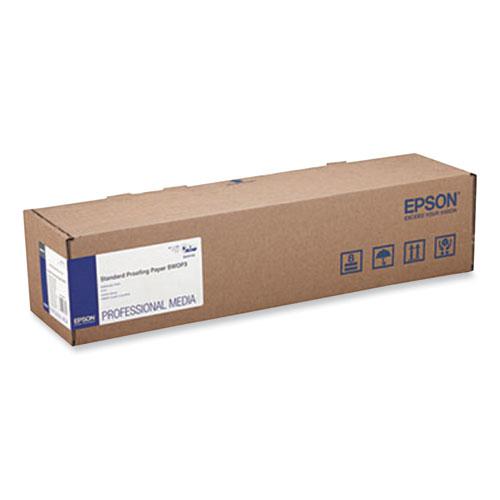 Standard Proofing Paper Adhesive, 10 mil, 24" x 100 ft, Semi-Matte White. Picture 1