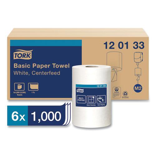 Advanced Centerfeed Hand Towel, 1-Ply, 8.25 x 11.8, White, 1,000/Roll, 6/Carton. Picture 2