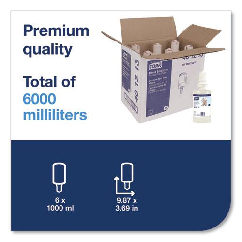 Premium Alcohol-Free Foam Sanitizer, 1 L Bottle, Unscented, 6/Carton. Picture 2