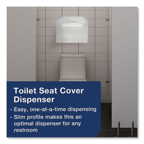 Toilet Seat Cover, Half-Fold, 14.5 x 17, White, 250/Pack, 20 Packs/Carton. Picture 7