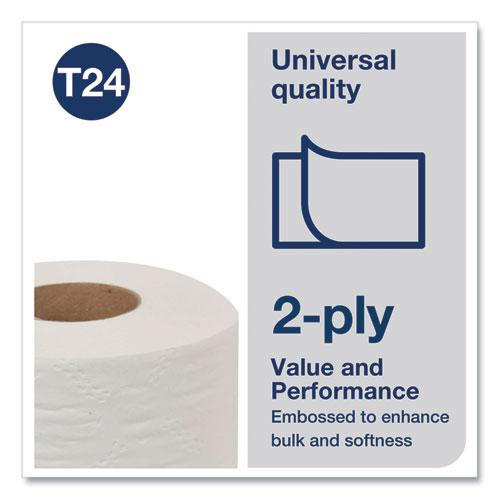 Universal Bath Tissue, Septic Safe, 2-Ply, White, 500 Sheets/Roll, 96 Rolls/Carton. Picture 6