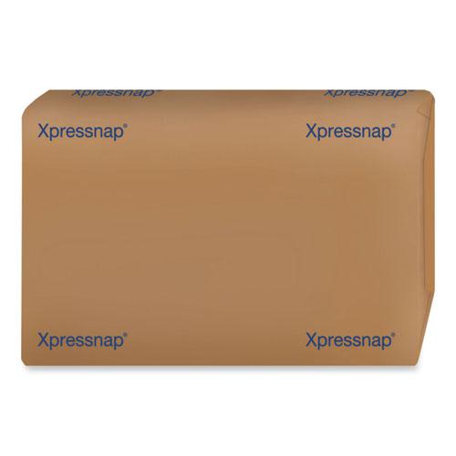 Xpressnap Interfold Dispenser Napkins, 1-Ply, Bag-Pack, 13 x 8.5", White, 6000/Carton. Picture 1