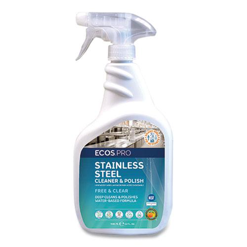Stainless Steel Cleaner and Polish, 32 oz Spray. Picture 1