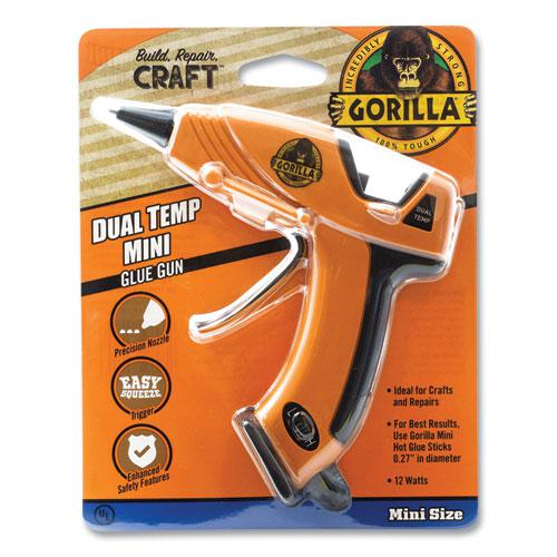 Dual Temp Mini Hot Glue Gun, Orange/Black. Picture 2