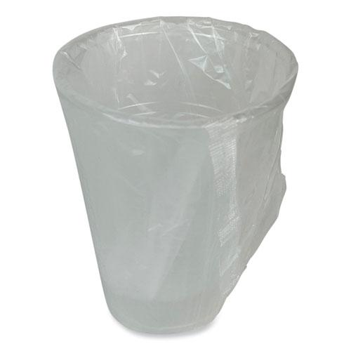 Translucent Plastic Cold Cups, Individually Wrapped, 9 oz, Polypropylene, 1,000/Carton. Picture 4