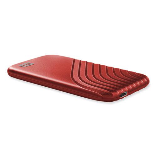 MY PASSPORT External Solid State Drive, 1 TB, USB 3.2, Red. Picture 4