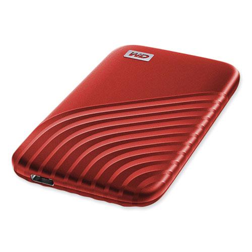 MY PASSPORT External Solid State Drive, 1 TB, USB 3.2, Red. Picture 6
