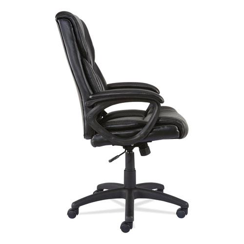 Alera Brosna Series Mid-Back Task Chair, Supports Up to 250 lb, 18.15" to 21.77" Seat Height, Brown Seat/Back, Brown Base. Picture 4