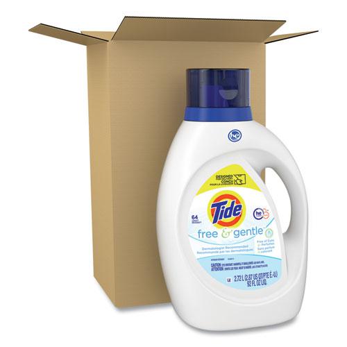 Free and Gentle Liquid Laundry Detergent, Unscented, 92 oz Bottle. Picture 2