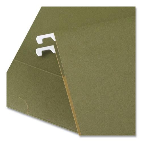 Hanging File Folders, Legal Size, 1/5-Cut Tabs, Standard Green, 50/Carton. Picture 2