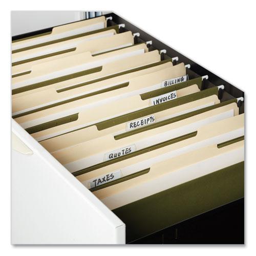 Hanging File Folders, Legal Size, 1/5-Cut Tabs, Standard Green, 50/Carton. Picture 4