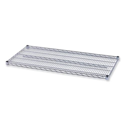 Industrial Wire Shelving Extra Wire Shelves, 48w x 24d, Silver, 2 Shelves/Carton. Picture 1