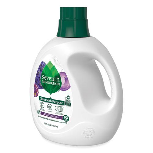Natural Liquid Laundry Detergent, Fresh Lavender, 135 oz Bottle, 4/Carton. Picture 3
