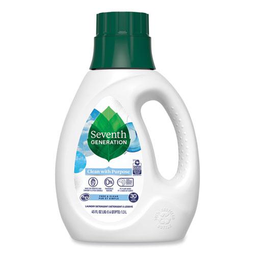 Natural Liquid Laundry Detergent, Fragrance Free, 45 oz Bottle, 6/Carton. Picture 3