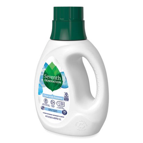 Natural Liquid Laundry Detergent, Fragrance Free, 45 oz Bottle, 6/Carton. Picture 4