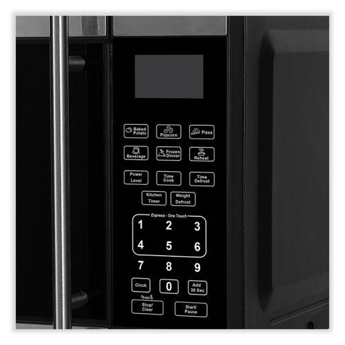 0.7 Cubic Foot Microwave Oven, 700 Watts, Stainless Steel/Black. Picture 4