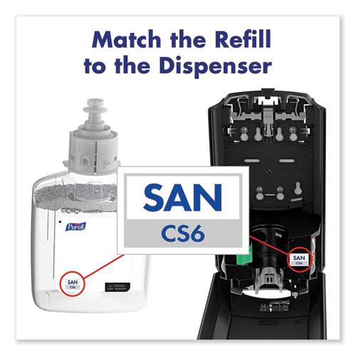 CS6 Hand Sanitizer Dispenser, 1,200 mL, 5.79 x 3.93 x 15.64, White. Picture 6