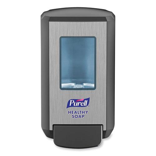 CS4 Soap Push-Style Dispenser, 1,250 mL, 4.88 x 8.8 x 11.38, Graphite. Picture 1