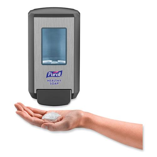 CS4 Soap Push-Style Dispenser, 1,250 mL, 4.88 x 8.8 x 11.38, Graphite. Picture 2