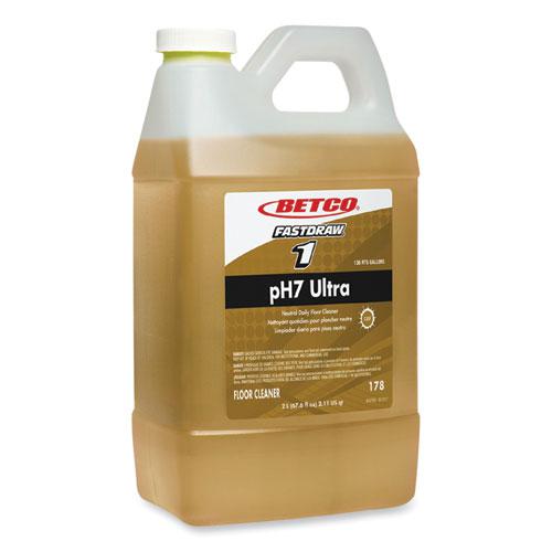 pH7 Ultra Neutral Cleaner, Lemon Scent, 2 L Bottle, 4/Carton. The main picture.