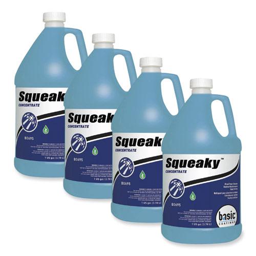 Squeaky Concentrate Floor Cleaner, Characteristic Scent, 1 gal Bottle, 4/Carton. Picture 4