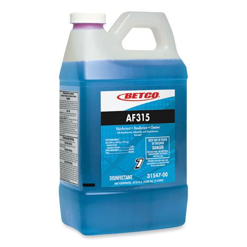 AF315 Disinfectant Cleaner, Citrus Floral Scent, 2 L Bottle, 4/Carton. Picture 1