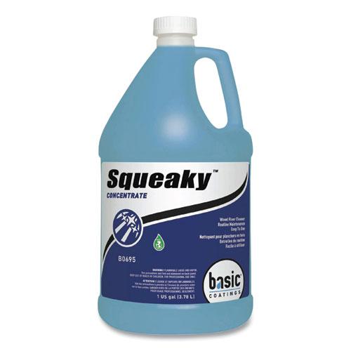 Squeaky Concentrate Floor Cleaner, Characteristic Scent, 1 gal Bottle, 4/Carton. Picture 1