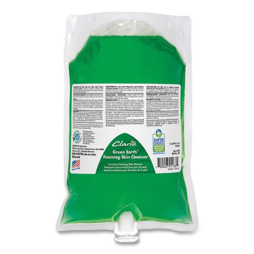 Green Earth Foaming Skin Cleanser Refill, Fresh Meadow, 1,000 mL Refill Bag, 6/Carton. Picture 1