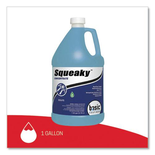 Squeaky Concentrate Floor Cleaner, Characteristic Scent, 1 gal Bottle, 4/Carton. Picture 6
