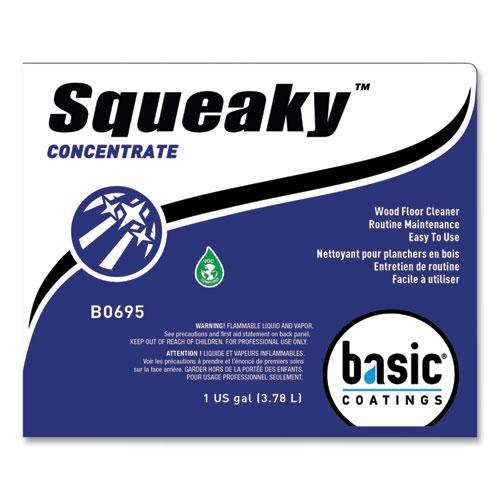Squeaky Concentrate Floor Cleaner, Characteristic Scent, 1 gal Bottle, 4/Carton. Picture 7