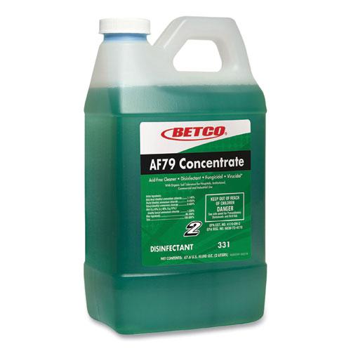 AF79 Acid-Free Bathroom Cleaner Concentrate, Ocean Breeze Scent, 2 L Bottle, 4/Carton. Picture 1
