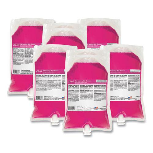 Pink Foaming Skin Cleanser, Fresh, 1,000 mL Refill Bag, 6/Carton. Picture 3