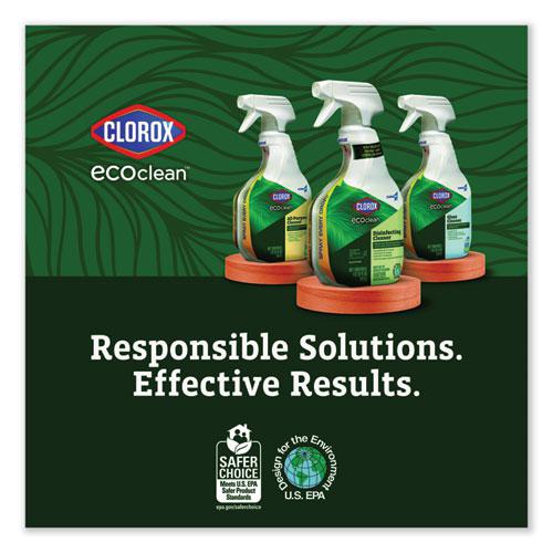 Clorox Pro EcoClean Disinfecting Cleaner, Unscented, 32 oz Spray Bottle, 9/Carton. Picture 3