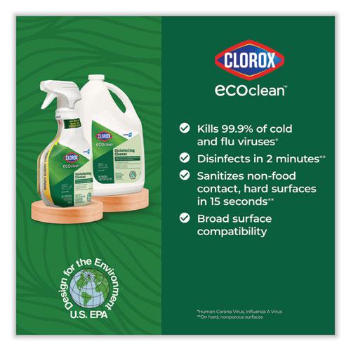 Clorox Pro EcoClean Disinfecting Cleaner, Unscented, 32 oz Spray Bottle, 9/Carton. Picture 7