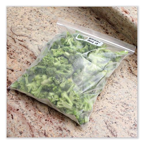 Reclosable Food Storage Bags, 1 gal, 2.7 mil, 10.5" x 11", Clear, 250/Box. Picture 5