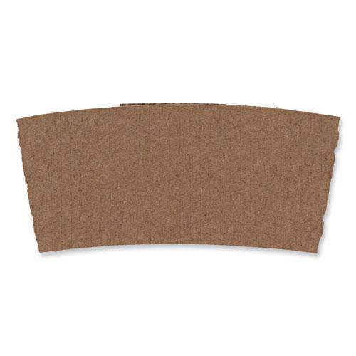 Cup Sleeves, Fits 10 oz to 20 oz Hot Cups, Kraft, 1,200/Carton. Picture 1